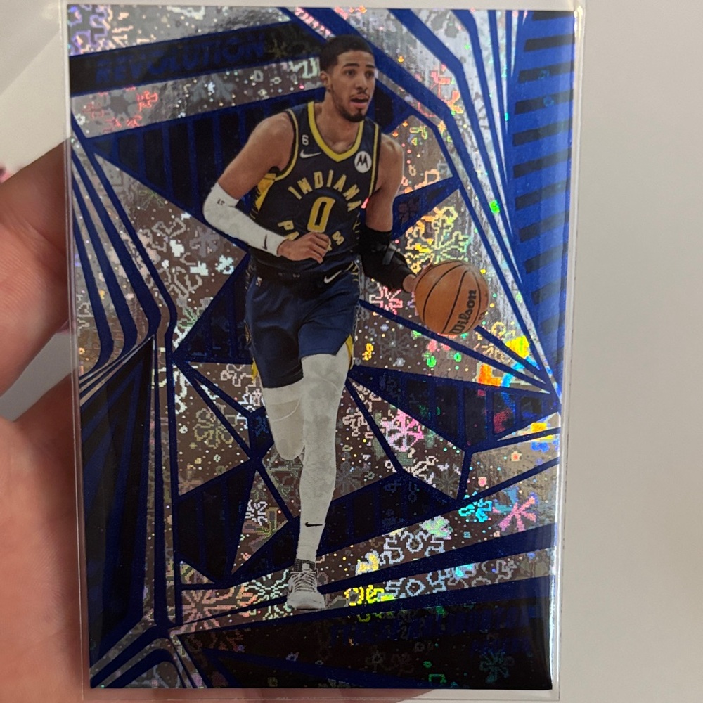 Panini Blue and Silver Basketball Card